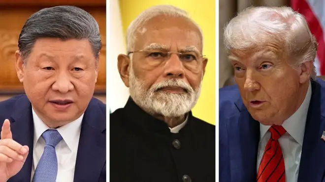ट्रम्प, मोदी, जीनपिंग