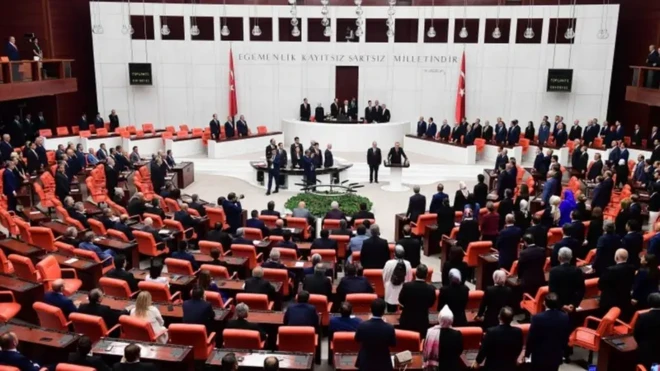 Meclis Genel Kurulu'nun tepeden görünümü