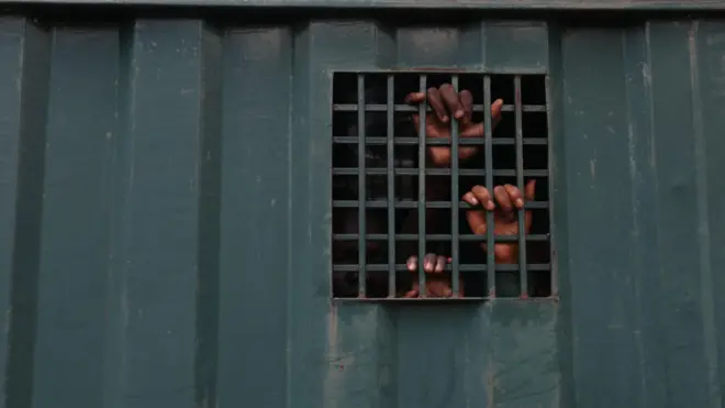 Aworan ọkọ to n gbe awọn ẹlẹwọn