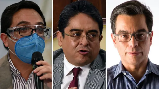 Juan Francisco Sandoval, Jordán Rodas y Juan Luis Font