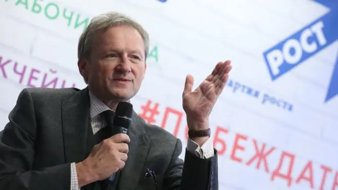 Борис Титов заявил, что по итогам голосования надеется обогнать телеведущую Ксению Собчак