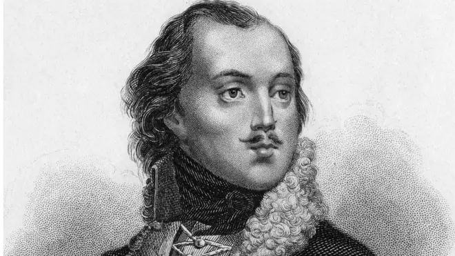 Casimir Pulaski berperang bersama pasukan Amerika melawan Inggris pada tahun 1777.