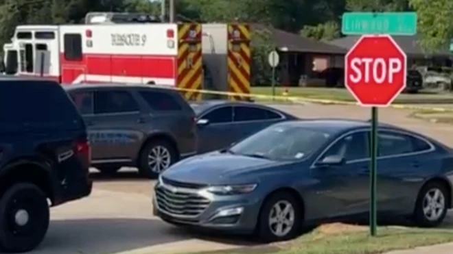 Кадр из полицейского видео с места происшествия