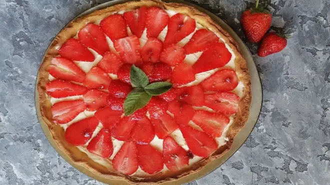 тарт з полуницями, рецепт