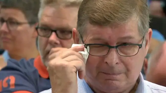 Muchos de los asistentes a la ceremonio lloraron al recordar los abusos a los que fueron sometidos.