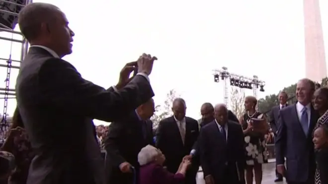 Barack Obama George W. Bush