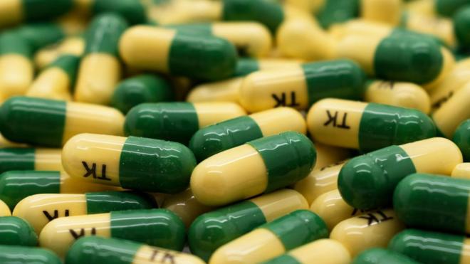 A pile of opioid pilss