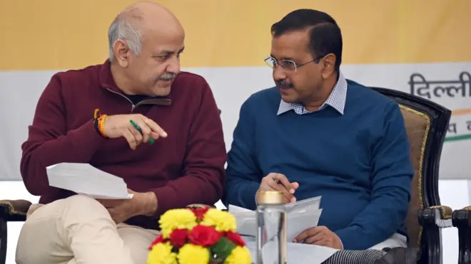 सिसोदिया और केजरीवाल