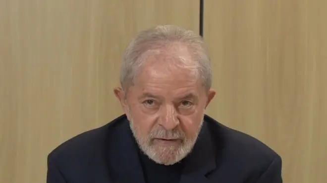 Lula durante entrevista à BBC News Brasil