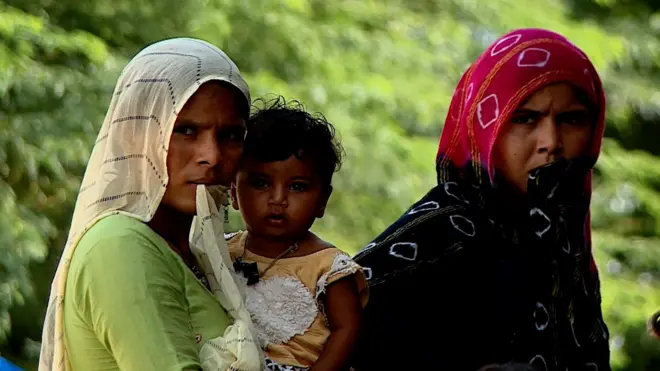 রাজস্থানের মেওয়াট অঞ্চলের দুই নারী ও এক শিশু