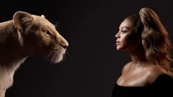 Beyonce voices Nala in the remake of Disney's classic animation