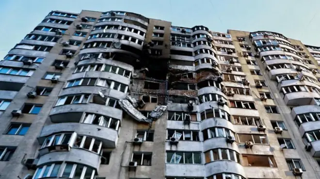 Разрушения в Киеве