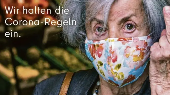 Kampanya mesajında "Biz korona kurallarına uyuyoruz" yazıyor