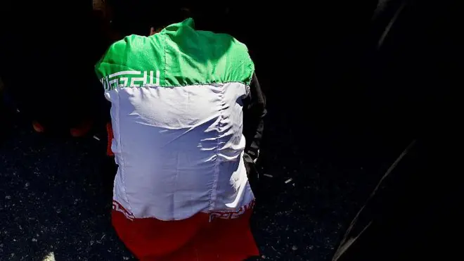صحنه ای از مراسم تشییع جنازه علی خامنه ای در تهران
