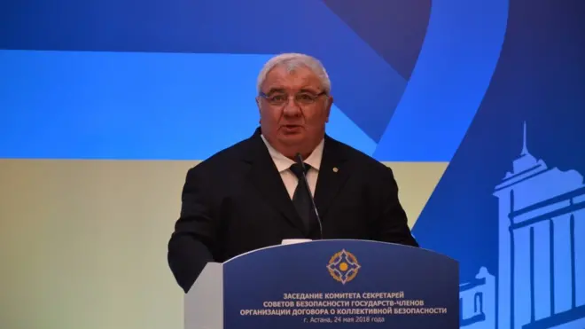 Kollektiv Təhlükəsizlik Müqaviləsi Təşkilatının (KTMT) baş katibi Yuri Xaçaturov