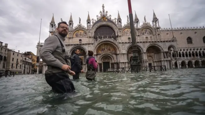 Venecia sufrió esta semana sus peores inundaciones desde el año 1966.