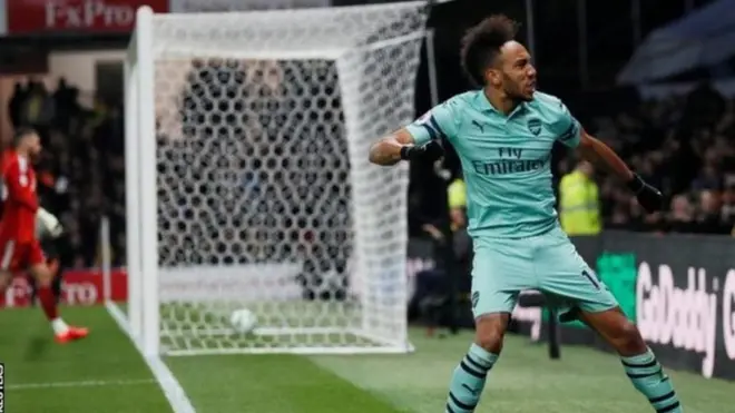 Mshambuliaji wa Arsenal Aubameyang