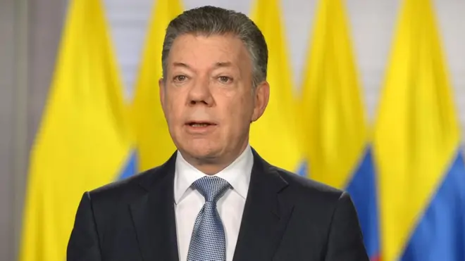 El anuncio de Juan Manuel Santos sobre el ingreso de Colombia a la OTAN se dio como parte de un mensaje televisado.