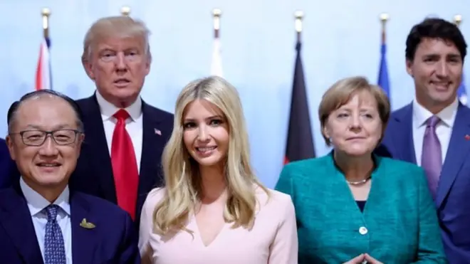 إيفانكا ترامب تشغل مقعد والدها على طاولة قمة العشرين