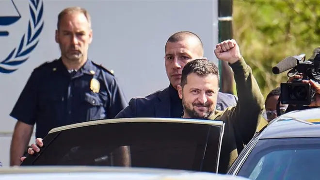 Зеленский в Гааге