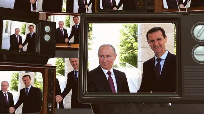 Владимир Путин и Башар Асад