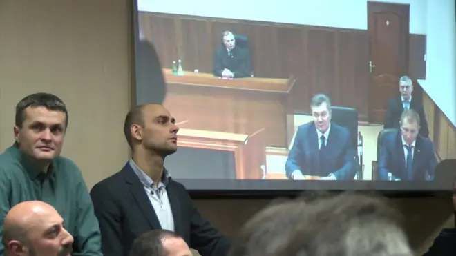 Yanukovich in court