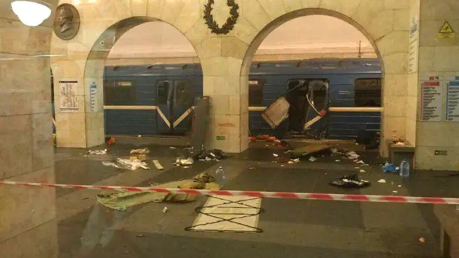 موقع الانفجار