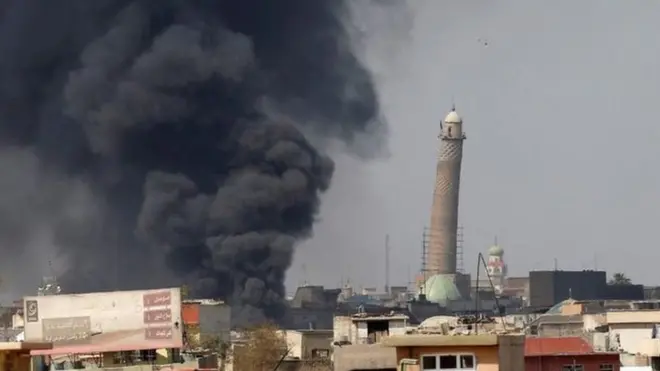 Mosulning vayron boʻlgan minorasi