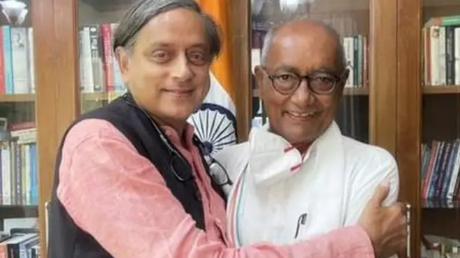 दिग्विजय सिंह और शशि थरूर