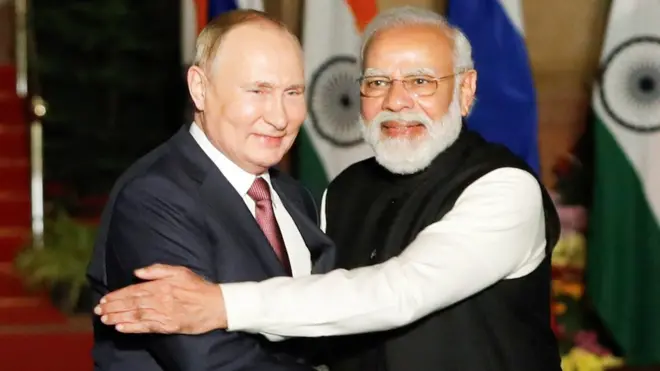 पुतिन, मोदी