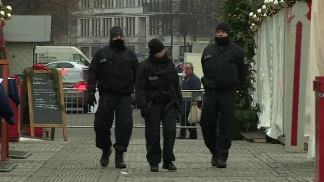 Полиция на улицах Берлина