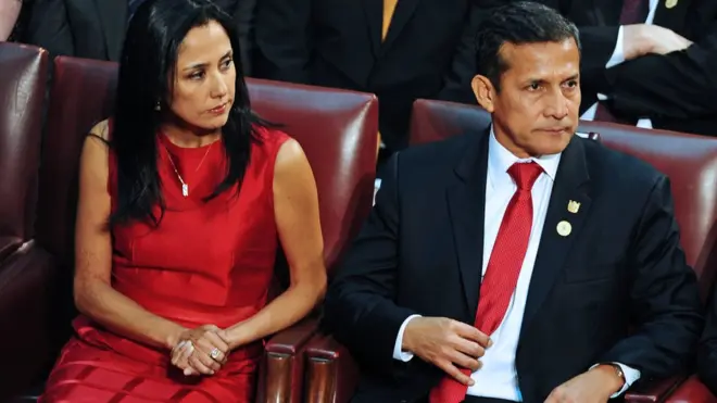 Nadine Heredia y Ollanta Humala