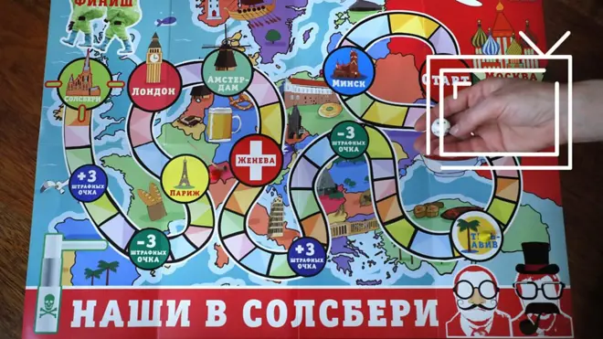 Настольная игра "Наши в Солсбери"