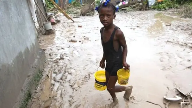Haití, el país más pobre de América, golpeado de nuevo por una catástrofe natural.