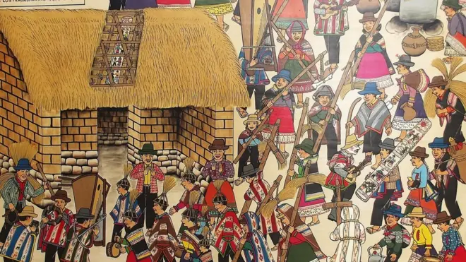 Una ceremonia de Tabla Apaykuy.