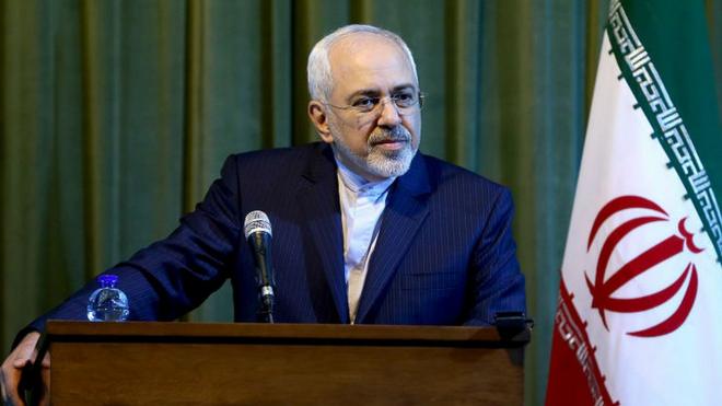 Iranian Foreign Minister Mohammad Javad Zarif (file image)