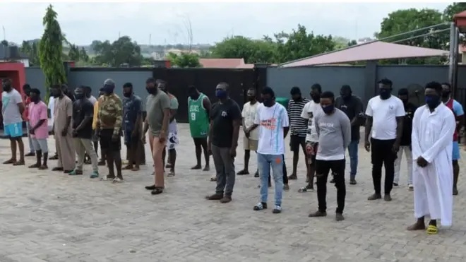 Awọn afurasi ti wọn mu ni Oṣogbo