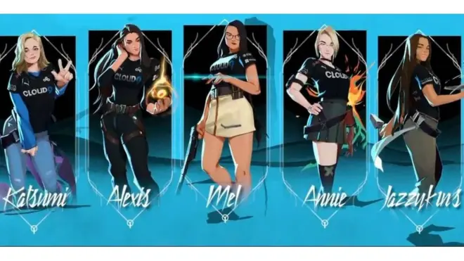 Cloud 9 White 女子電競隊