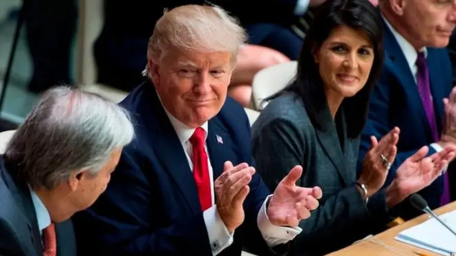 En un discurso de 4 minutos, Trump criticó la "burocracia y mala gestión" de la ONU, pero reconoció su "gran potencial".