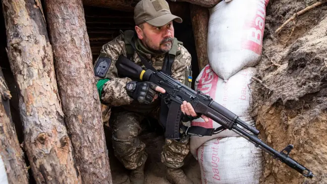 Украинский солдат