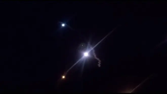 Hücumlara aid olduğu deyilən görüntülər İranın dövlət televiziyasında göstərilib