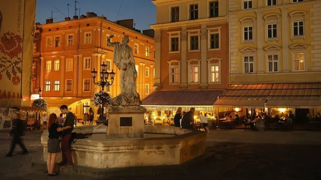 Площа Ринок у Львові. Слово майдан популярніше на Наддніпрянщині, каже професор Пономарів
