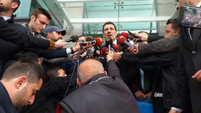 AKP Genel Başkan Yardımcısı Ali İhsan Yavuz, üç bavulla YSK'ya İstanbul seçimlerinin iptali için başvurdu.