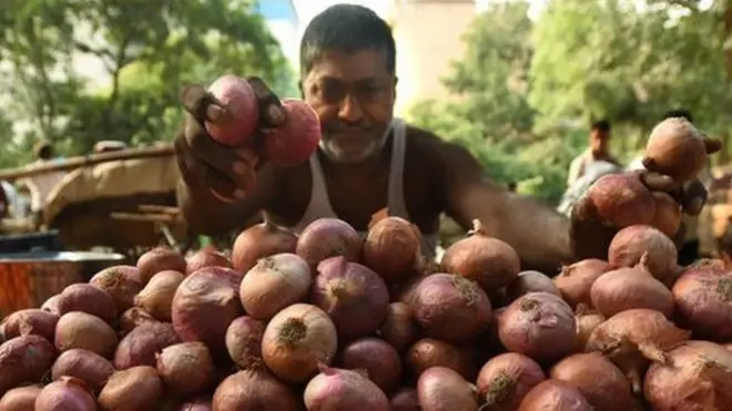 Onion prices peaked by the end of September