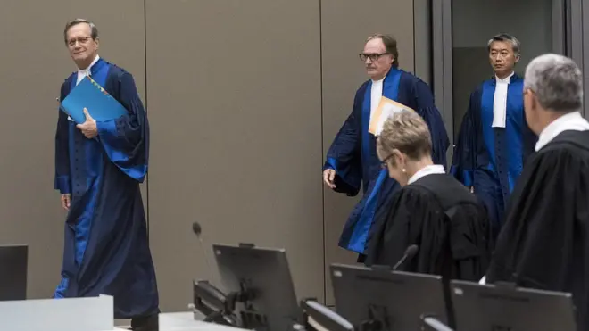 Lahey'deki UCM yargıçları