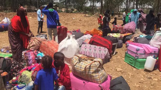 ካብ ኤርትራ ናብ ኢትዮጵያ ዝሰገሩ ሶማላውያን ስደተኛታት