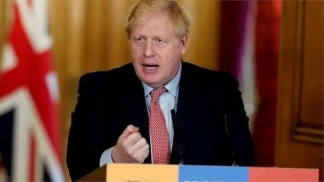 UK Prime minister Boris Johnson