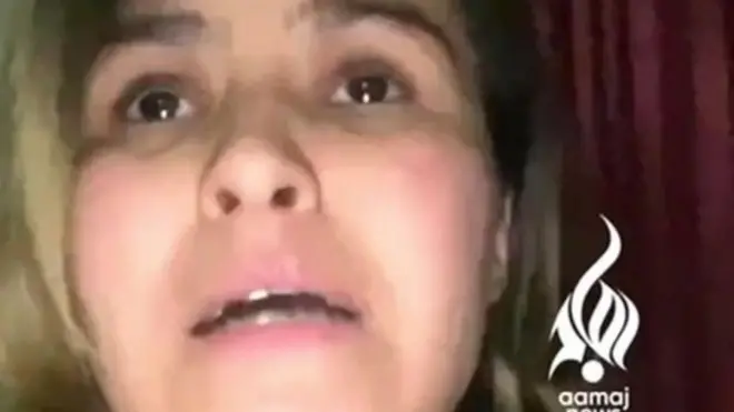 تمنا زریابی پریانی نے جنوری میں گرفتاری سے قبل ایک ویڈیو کے ذریعے مدد کی اپیل کی تھی