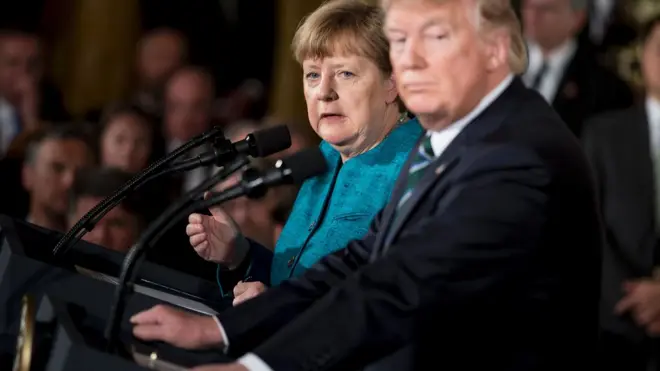 Ангела Меркель і Дональд Трамп провели переговори у Вашингтоні