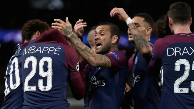PSG celebrate